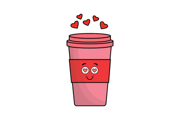 A Cute Drink Cup Graphic for Branding & Packaging