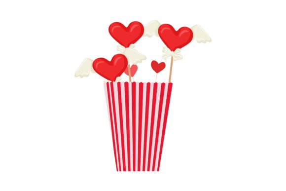 A Popcorn Cup Vector for Illustrations and Graphics