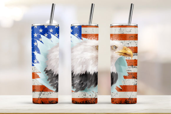 American Eagle 20oz Skinny Tumbler: Graphics & Print Templates