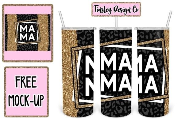 Brand Review: Mama Leopard Tumbler Wrap Sublimation Graphics for Crafts