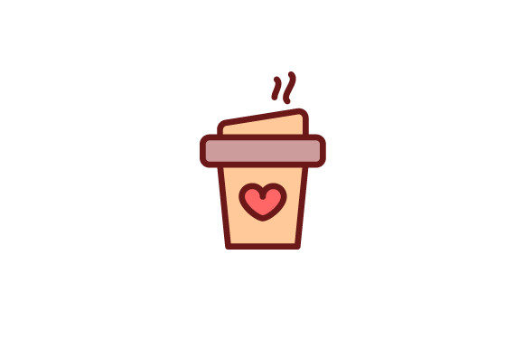 Crafting Love: A Cozy Coffee Cup Design for Your Projects