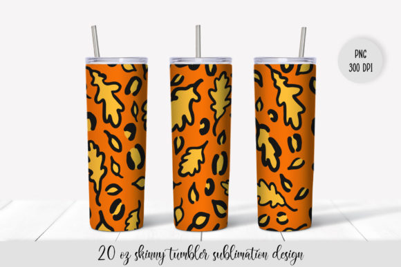 Fall Leopard Tumbler Sublimation Graphics & Illustrations Review