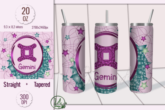 Gemini Skinny Tumbler Wrap Design: An Embroidery Maker’s Review