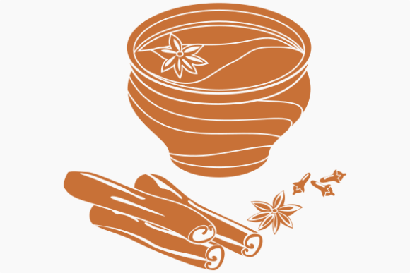 Monochrome Masala Chai Crafts and Graphics