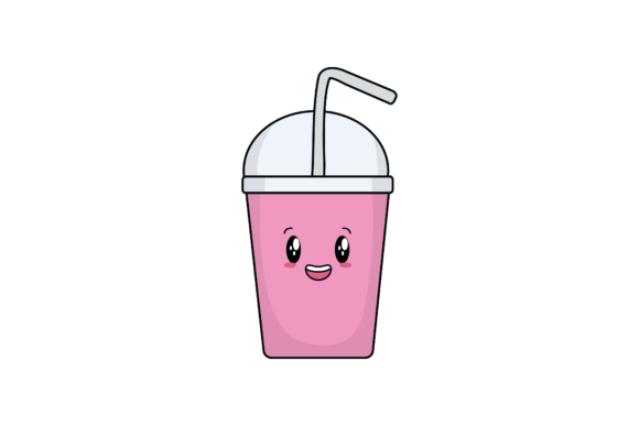 Reviewing Kawaii Cute Drink Cup Illustration Graphics