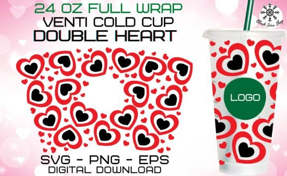 Reviewing Valentine s Double Heart Full Wrap Cup Graphics for Editors