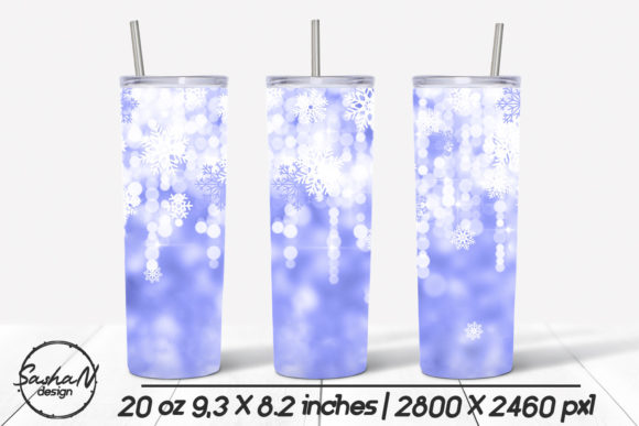 Winter Tumbler, Snowflakes Tumbler Wrap: A Designer's Review